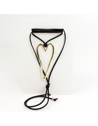Collar de Gamuza Gold Love