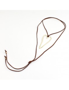 Collar de Gamuza Gold Love