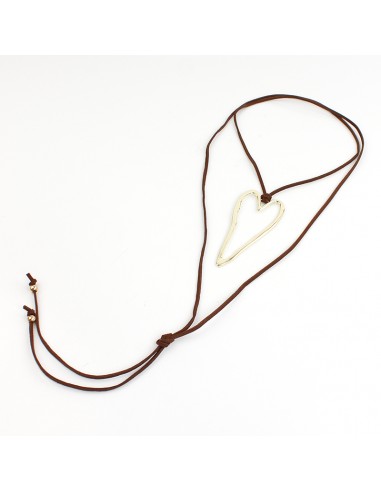 Collar de Gamuza Gold Love