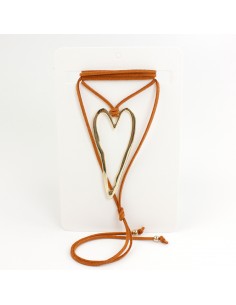 Collar de Gamuza Gold Love