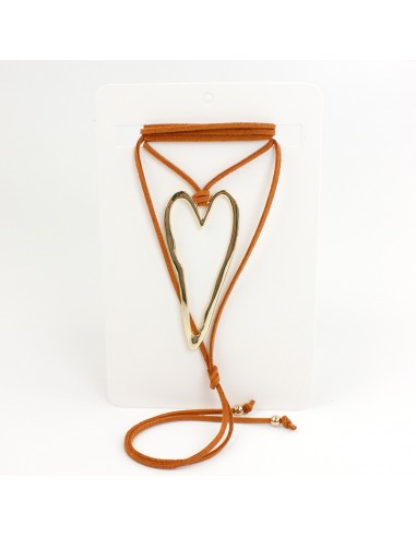 Collar de Gamuza Gold Love