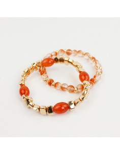 Set Pulsera Elástica Ambar