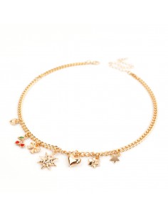 Collar Multicharms de Cadenas Tiny Cute Charms