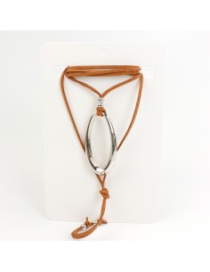 Collar de Gamuza New Oval Piece