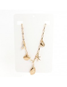 Collar Multicharms de Cadena Golden Summer Charms