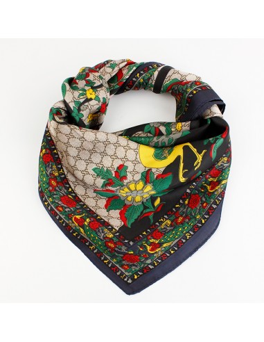 Pañuelo Parrot Blue (70x70)