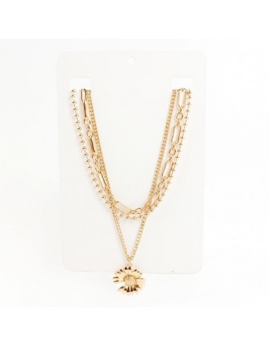 Collar de Cadena Golden Flower