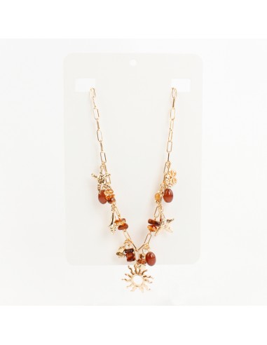 Collar Multicharms de Cadena Golden Sun