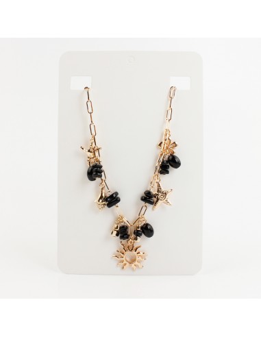 Collar Multicharms de Cadena Golden Sun