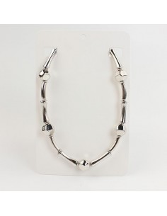 Collar Flexible All Silver Pieces