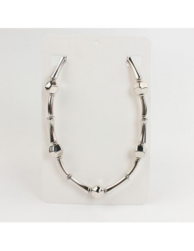 Collar Flexible All Silver Pieces