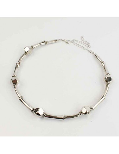 Collar Flexible All Silver Pieces