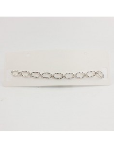 Choker de Cadena Oval links Silver