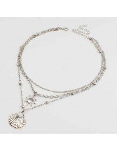 Collar de Cadenas Summer Silver