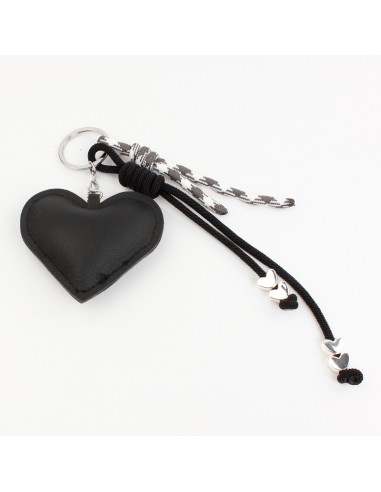 Llavero y Bagcharms Black Heart