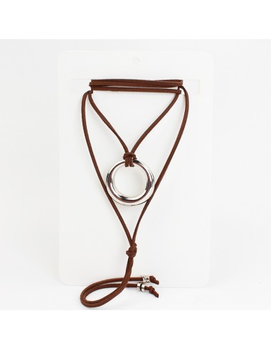 Collar de Gamuza Circle
