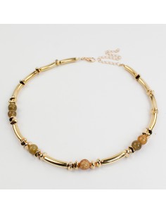 Collar Flexible Golden Bones