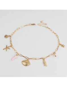 Collar Multicharms Gold Ibiza