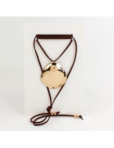 Collar de Gamuza Gold Shield