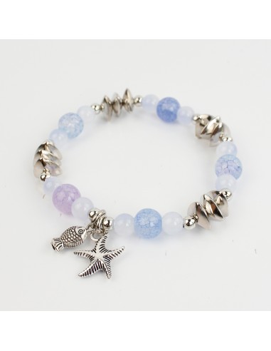 Pulsera Elástica Silver Sea