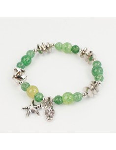 Pulsera Elástica Silver Sea
