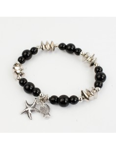 Pulsera Elástica Silver Sea