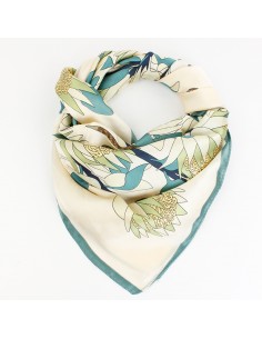 Pañuelo Lotus Green (70x70)