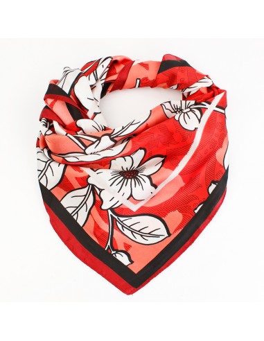 Pañuelo Barroco Flower Red Velvet (70x70)