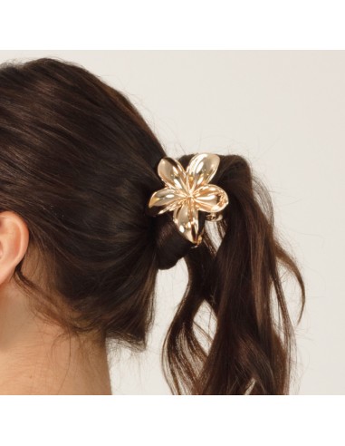 Broche Flor Hawaiana Gold Medium