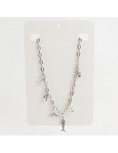 Collar Multicharms de Cadena Cool Summer Charms