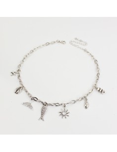 Collar Multicharms de Cadena Cool Summer Charms