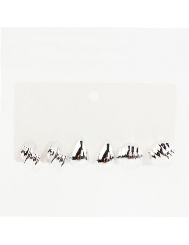 Set De Tres Aros Silver