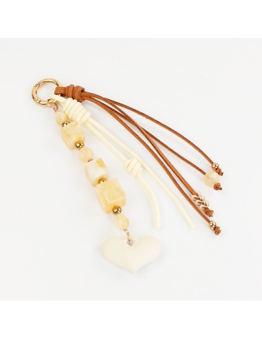 Llavero / Bagcharms Cubes & Heart Charm