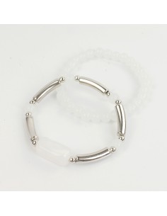 Set de Pulseras Silver Edge