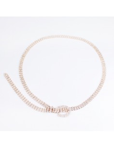 Cinturón Strass Curve Gold