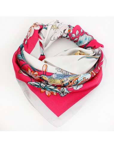 Pañuelo Meadow Pink (70x70)