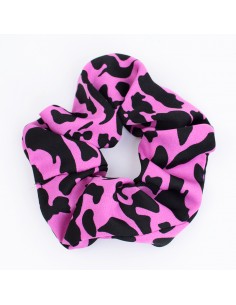 Scrunchie Print Cow Pink