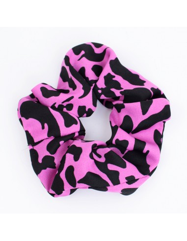 Scrunchie Print Cow Pink