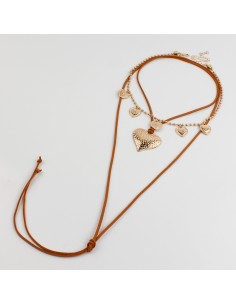 Set Collar Golden Suede