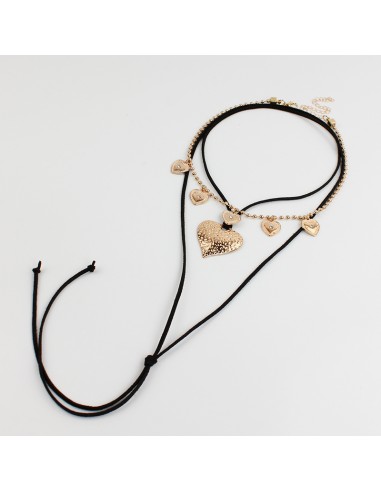 Set Collar Golden Suede