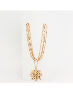 Collar de Cadena Golden New Flower