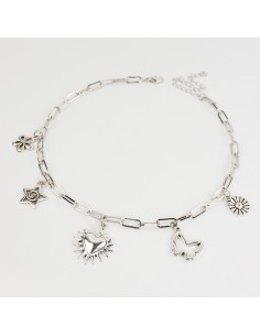 Collar Multicharms Sun Charms