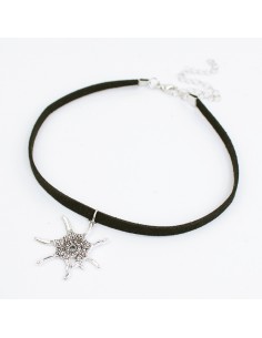 Choker Silver Coral