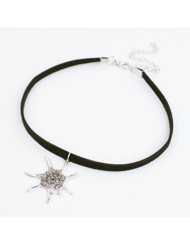 Choker Silver Coral