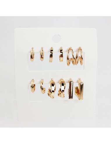 Aros Set x6 Harriet Gold (J6524)