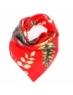 Pañuelo Tropical Red 70x70