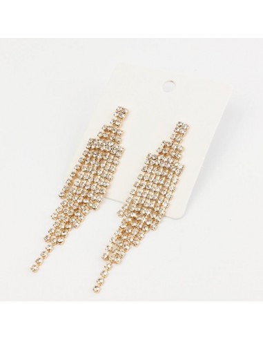 Aro Strass Shiny Gold Square