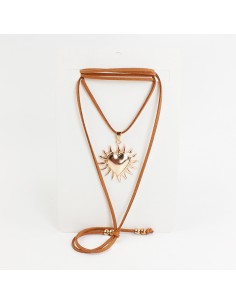 Collar de Gamuza Sun Star