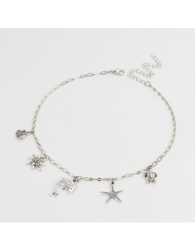 Collar Multicharms Dolphin