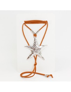 Collar de Gamuza Boho Sea Star